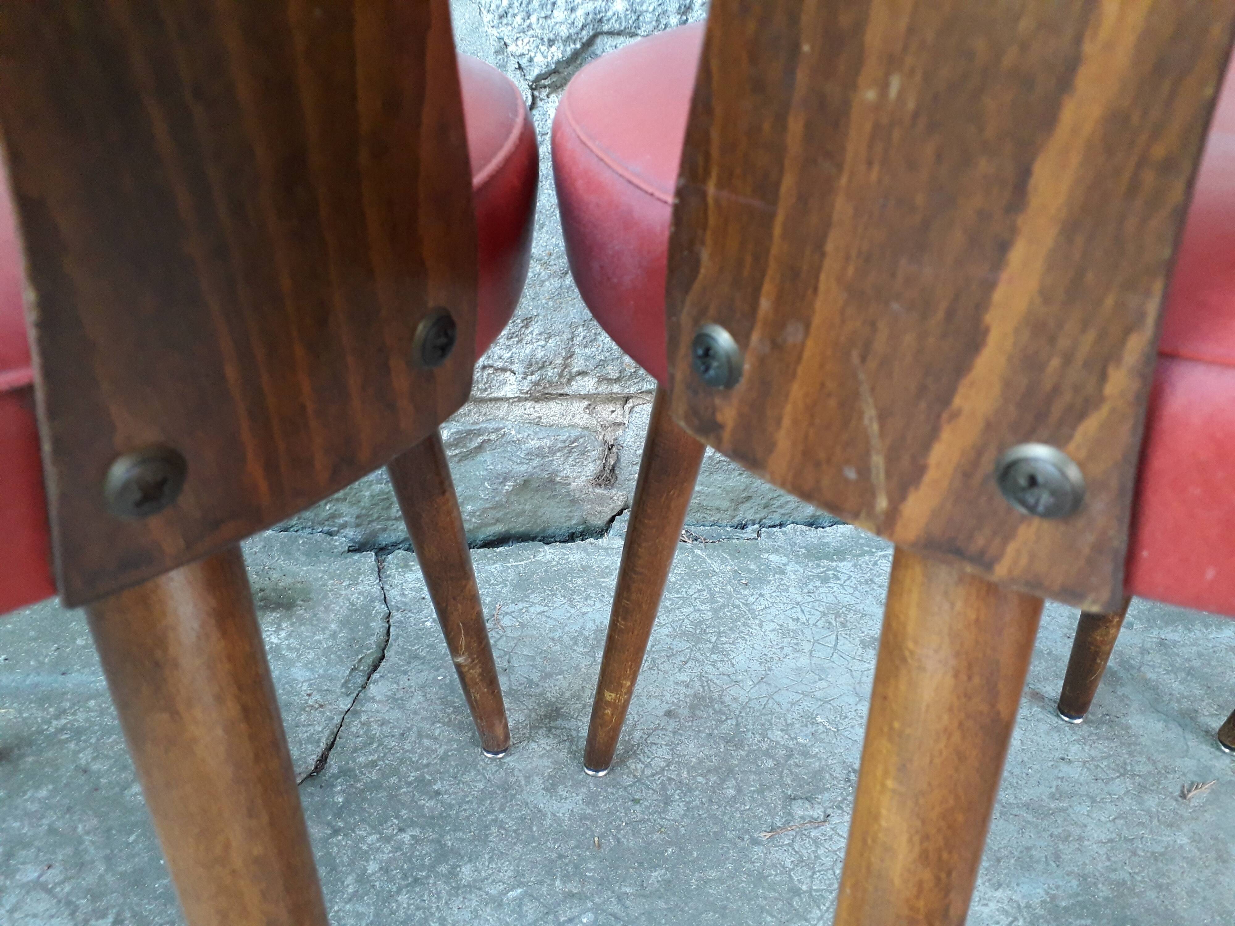 Lot de 6 chaises bistrot Baumann Mondor