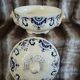 Small soup tureen in Longchamp ironstone.