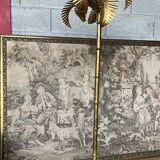 Golden palm floor lamp 70s