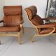 Pair of vintage Scandinavian armchairs