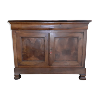 Buffet-pétrin Louis Philippe en noyer massif