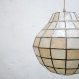 Vintage mother-of-pearl pendant lamp