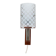 Vintage 1960s wall light, milk glass and bohemian teak.