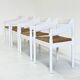 Ensemble de 4 chaises Carimate de Vico Magistretti