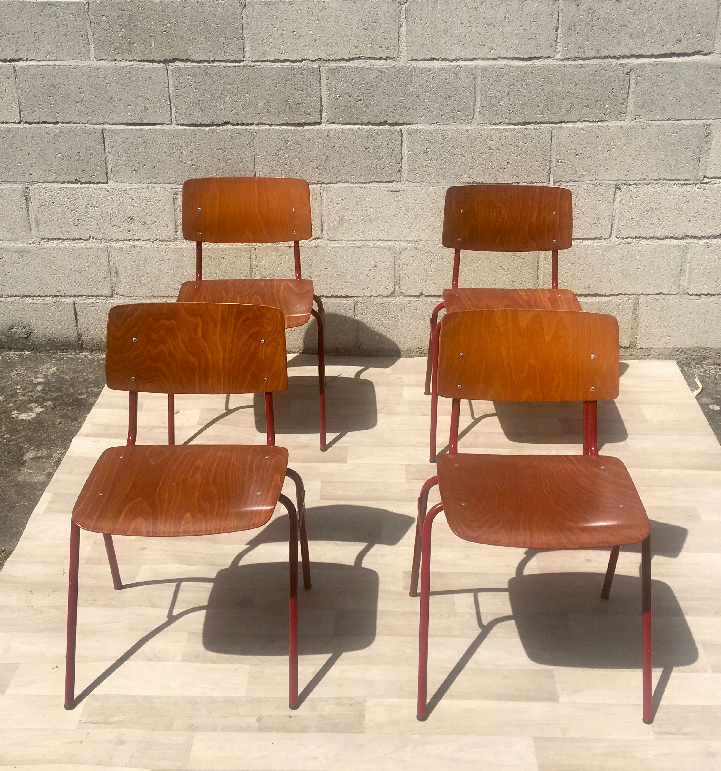 4 vintage chairs Marko Holland