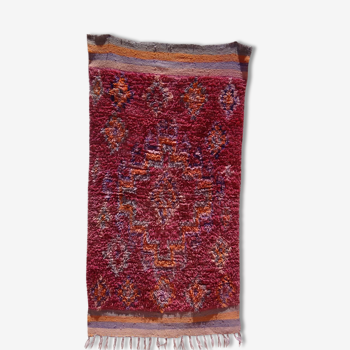 Tapis berbere du Maroc purple rain - Tapis Azilal 104x194 cm