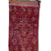 Tapis berbere du Maroc purple rain - Tapis Azilal 104x194 cm
