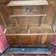 Old entrance cloakroom solid wood