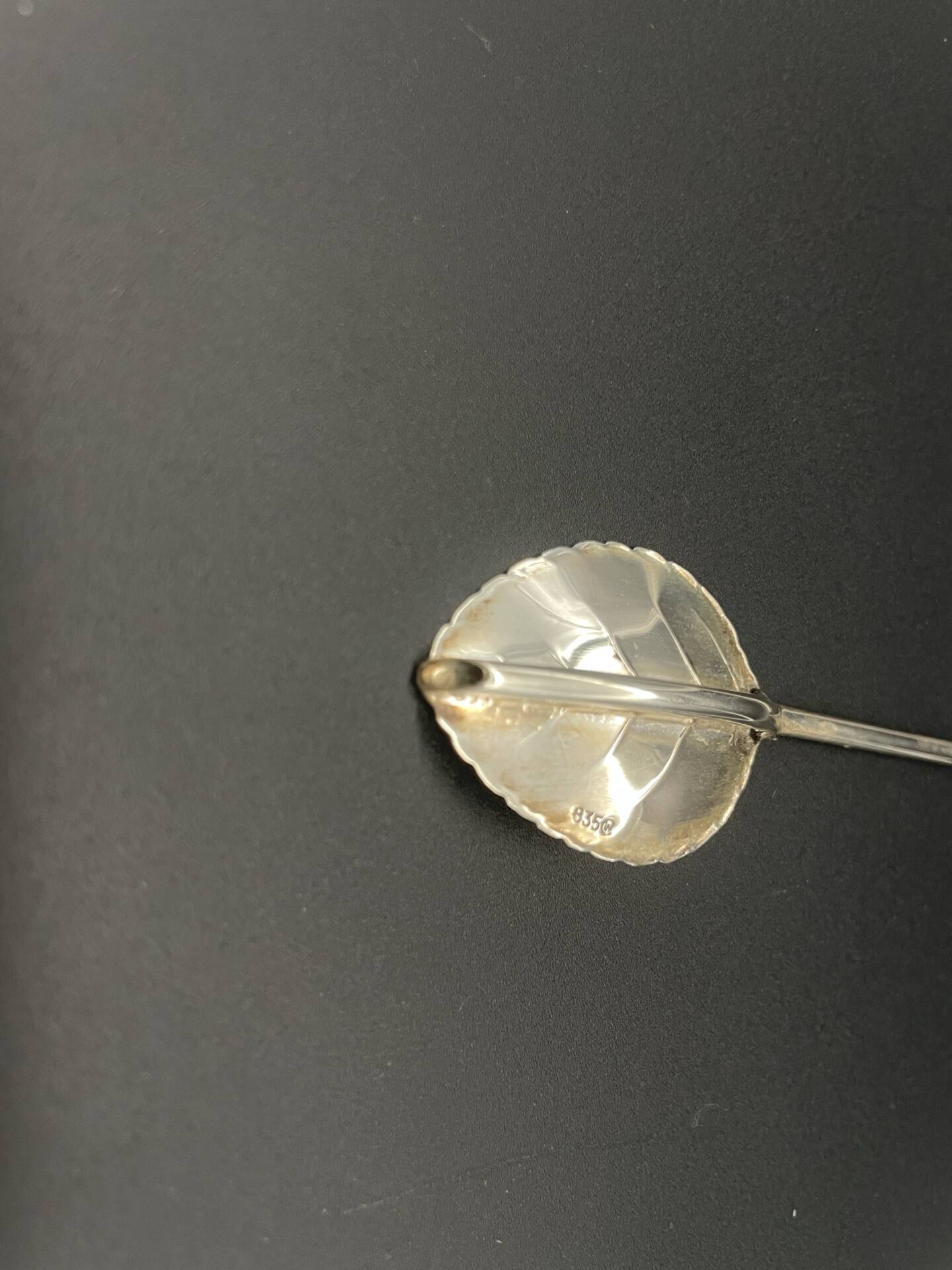 Cuillère-paille à cocktail Widmann Antik en argent 835, boîte d’origin
