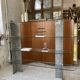 Roche Bobois stone and glass sculpture shelf 1970s