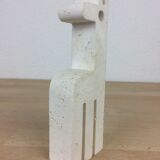 Fratelli Mannelli giraffe paperweight in travertine