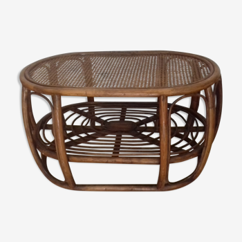 Rattan coffee table