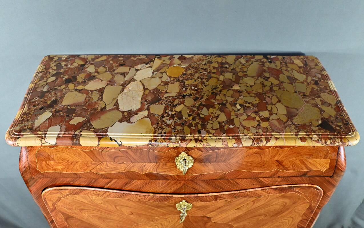 Precious wood secretary, Louis XV – Late 18th century