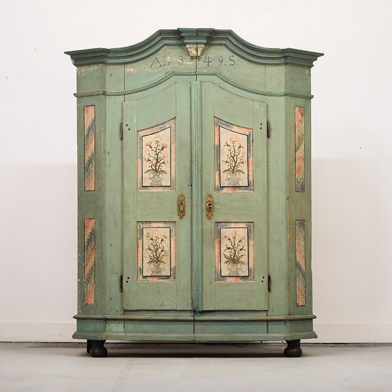 Garde-robe de mariée en art populaire peint 1849