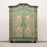 Garde-robe de mariée en art populaire peint 1849