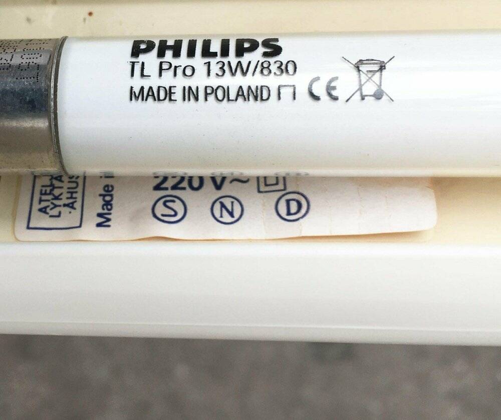 Floor lamp with a tube design from the Swedish Space Age mid-century by Anders Pehrson for Ateljé Lyktan, 1960s.