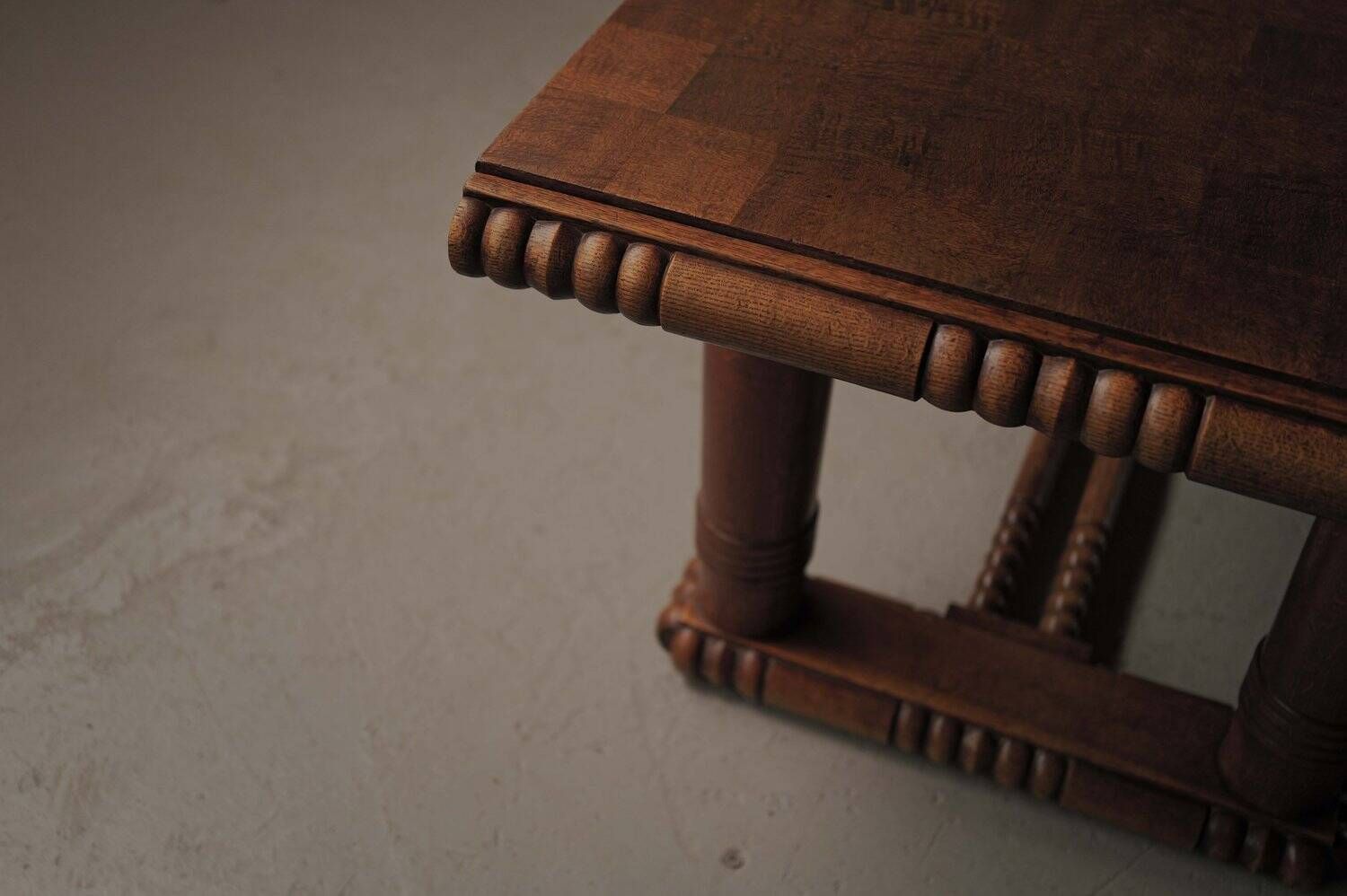 Art Deco oak table – France, 1930s–1940s