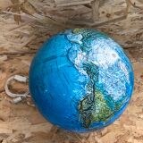 Old Terrestrial Globe World Map Globe A/S Denmark Type 2000Z Vintage