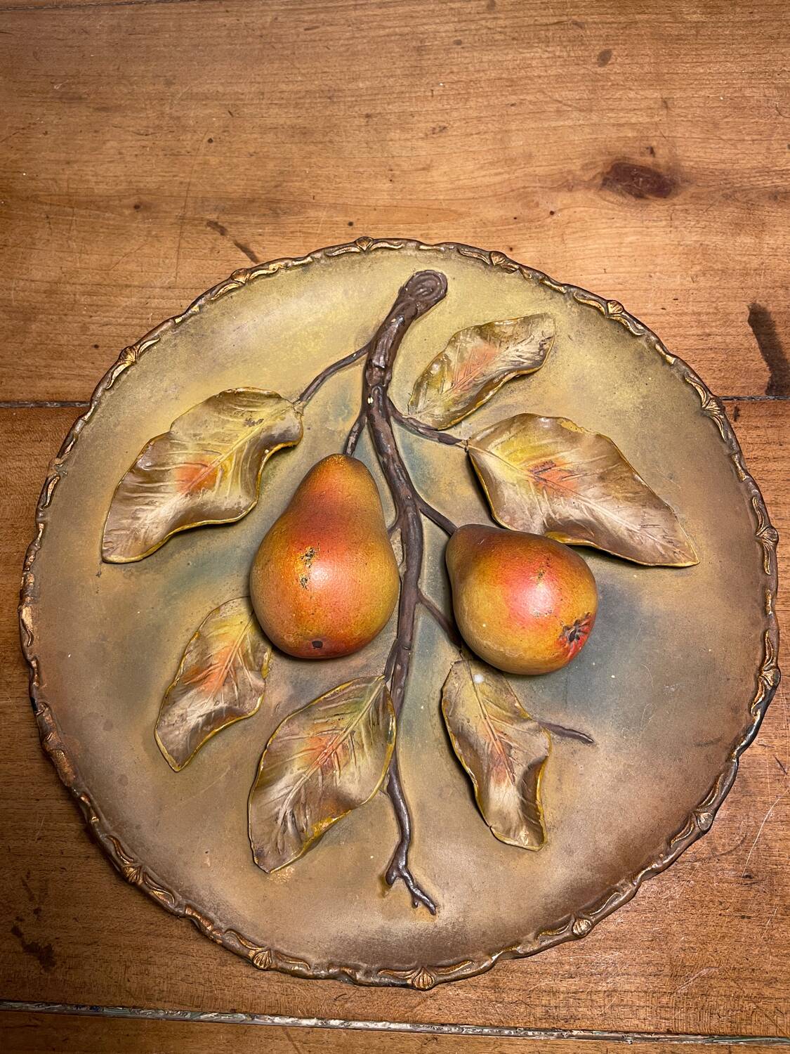 2 wall plates circa 1900