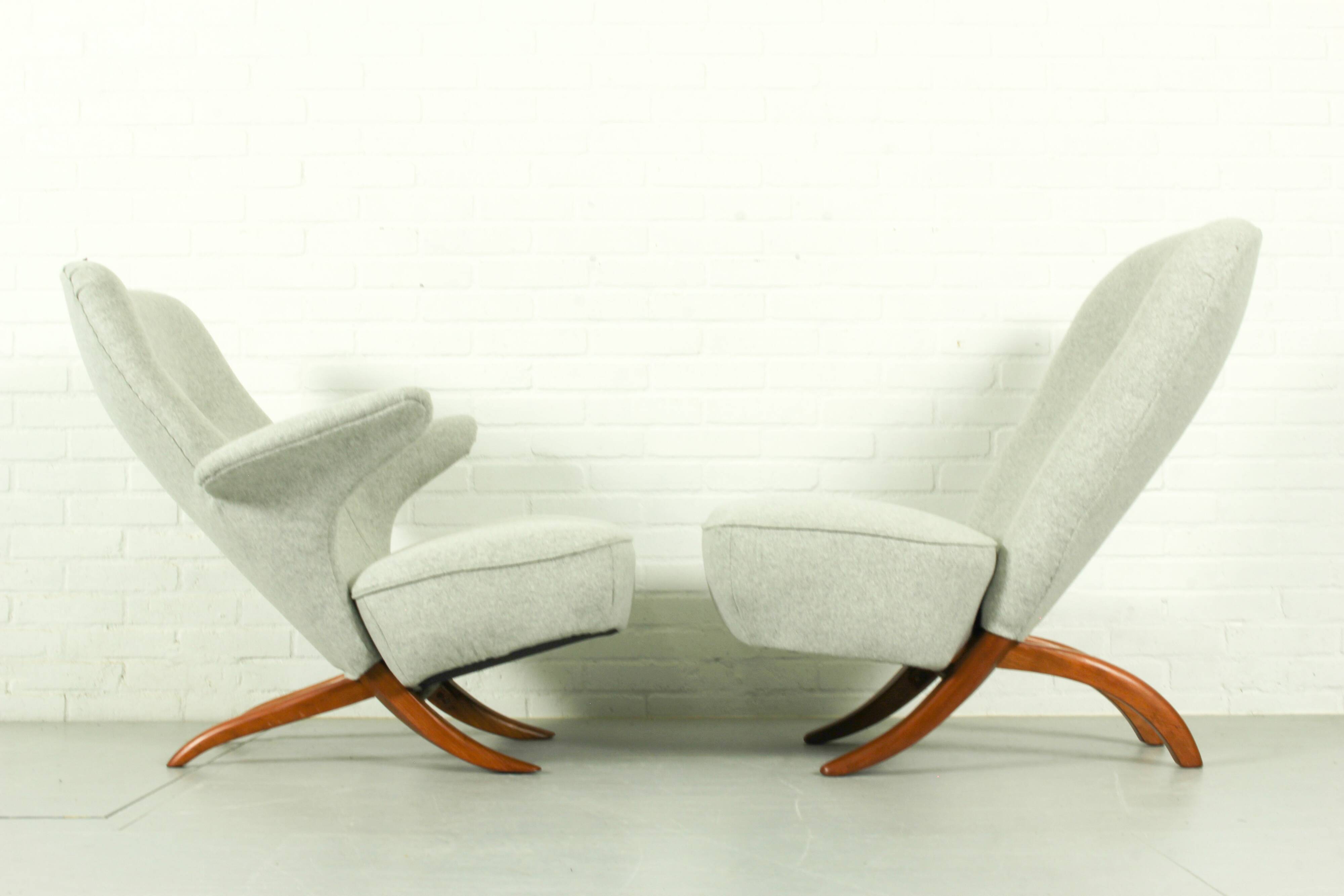 Congo & Pinguin Lounge Chair by Theo Ruth for Artifort, the Netherlands, 1957