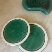 Ensemble de 3 dessous de plat en céramique de Vallauris