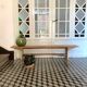 Wooden bench