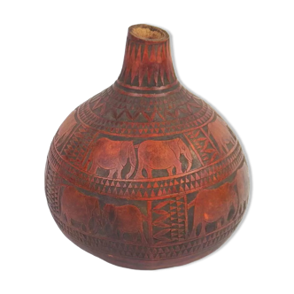 Carved calabash