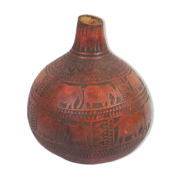 Carved calabash