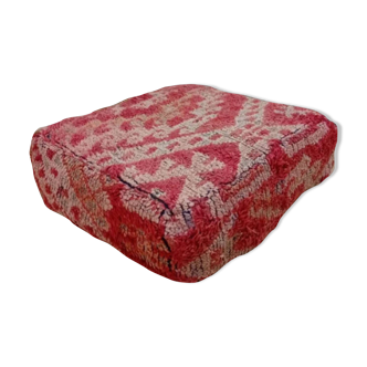 Pouf berbère fait main en laine 60 X 60 X 20 CM