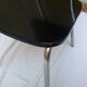 Chaise vintage en formica noir