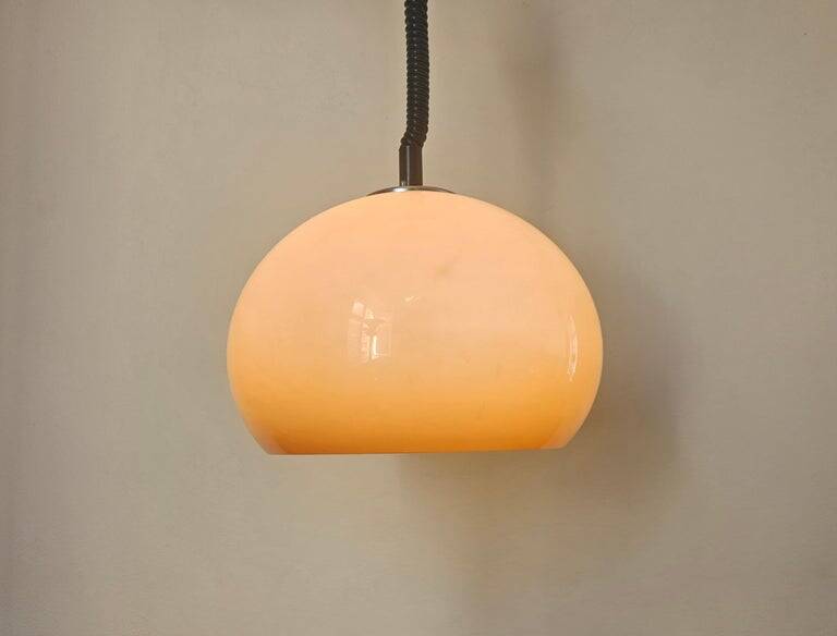 Rare Midcentury Pendant Meblo, Space Age, Harvey Guzzini, Italy, 1970s