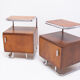 Pair of functionalist chromed night stands by Kovona, 1950’s, Czechoslovakia