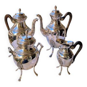 Tea service - Silver-plated - 4 pieces