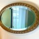 Miroir artd éco ovale doré 60 x 36 cm