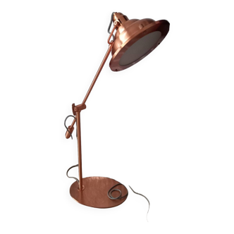 Copper porthole lamp