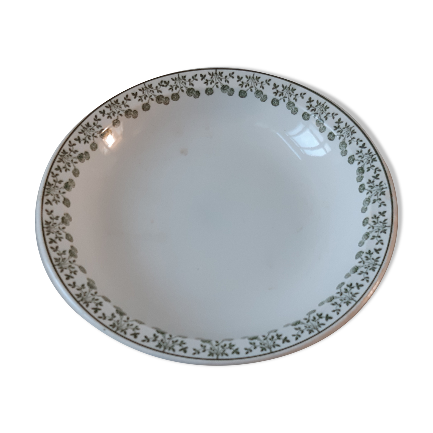 Hollow dish Saint-Amand XIXth