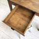 Table de ferme en pin et chêne