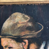 Portrait of a signed man