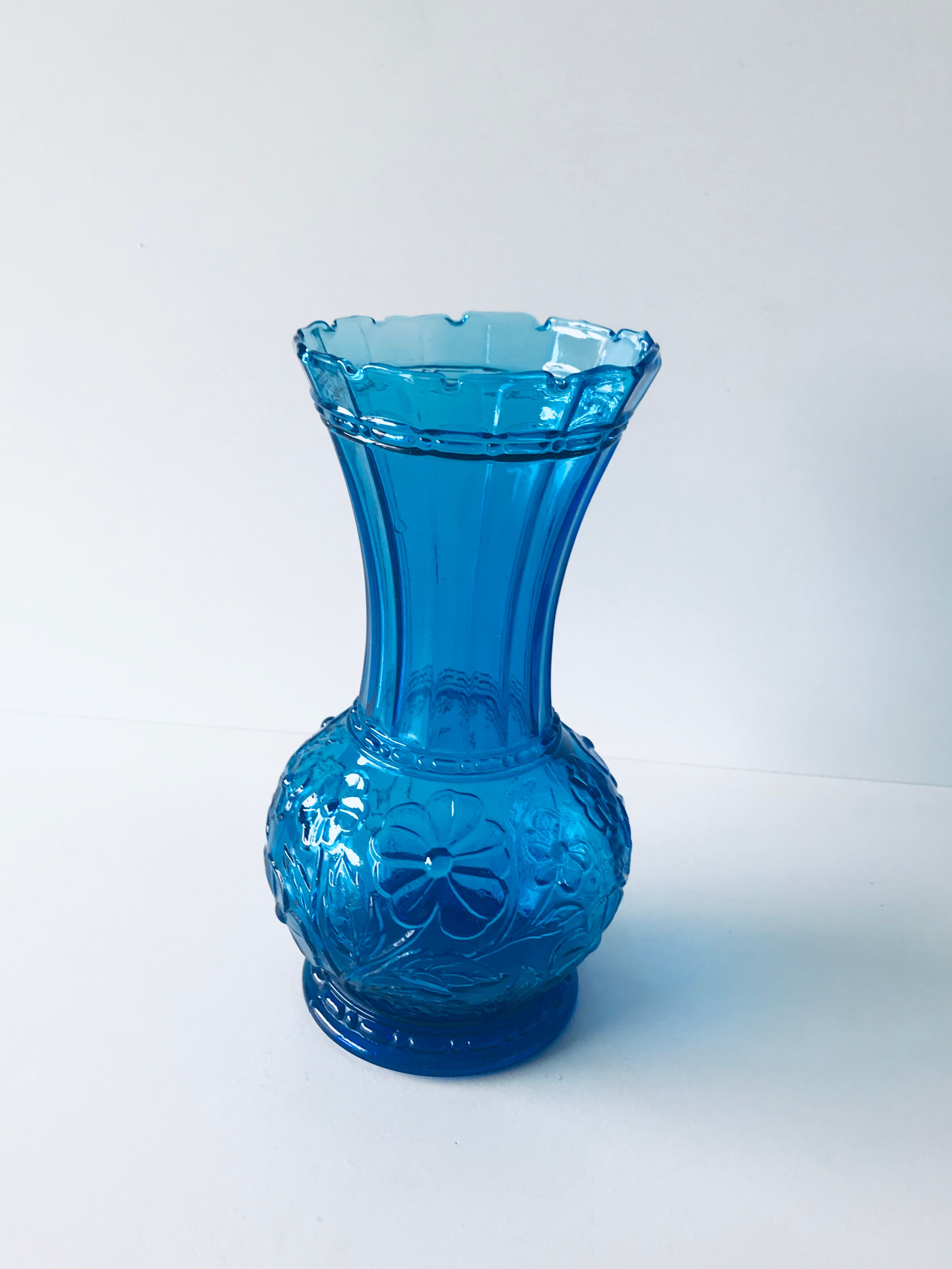 Vase bleu ancien Selency