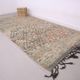 Tapis en laine marocain vintage 173 x 339 cm - Tapis fait main berbère style bohème