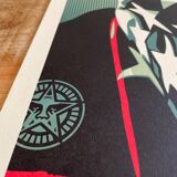 Shepard fairey (obey), american range, signed and dated offset lithograph