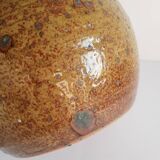 Guy Baudat vintage pyrite stoneware table lamp