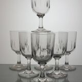 7 Art Deco wine glasses from the 1930s