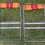 Paire de chaises pliantes