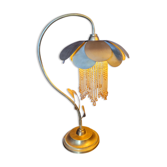 Old vintage brass lamp 70s