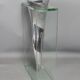 Vase fonte aluminium & verre sans défaut 34 cm De Lisa Mori