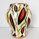 Hubert Bequet vase in earthenware