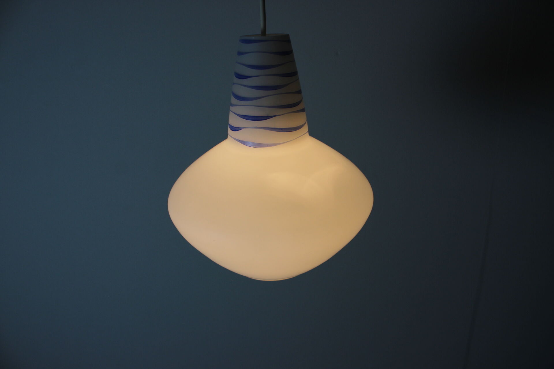 Mid-century glass pendant, 1960's