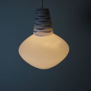 Mid-century glass pendant, 1960's