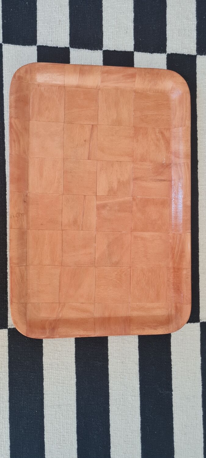 Plateau en bois vintage